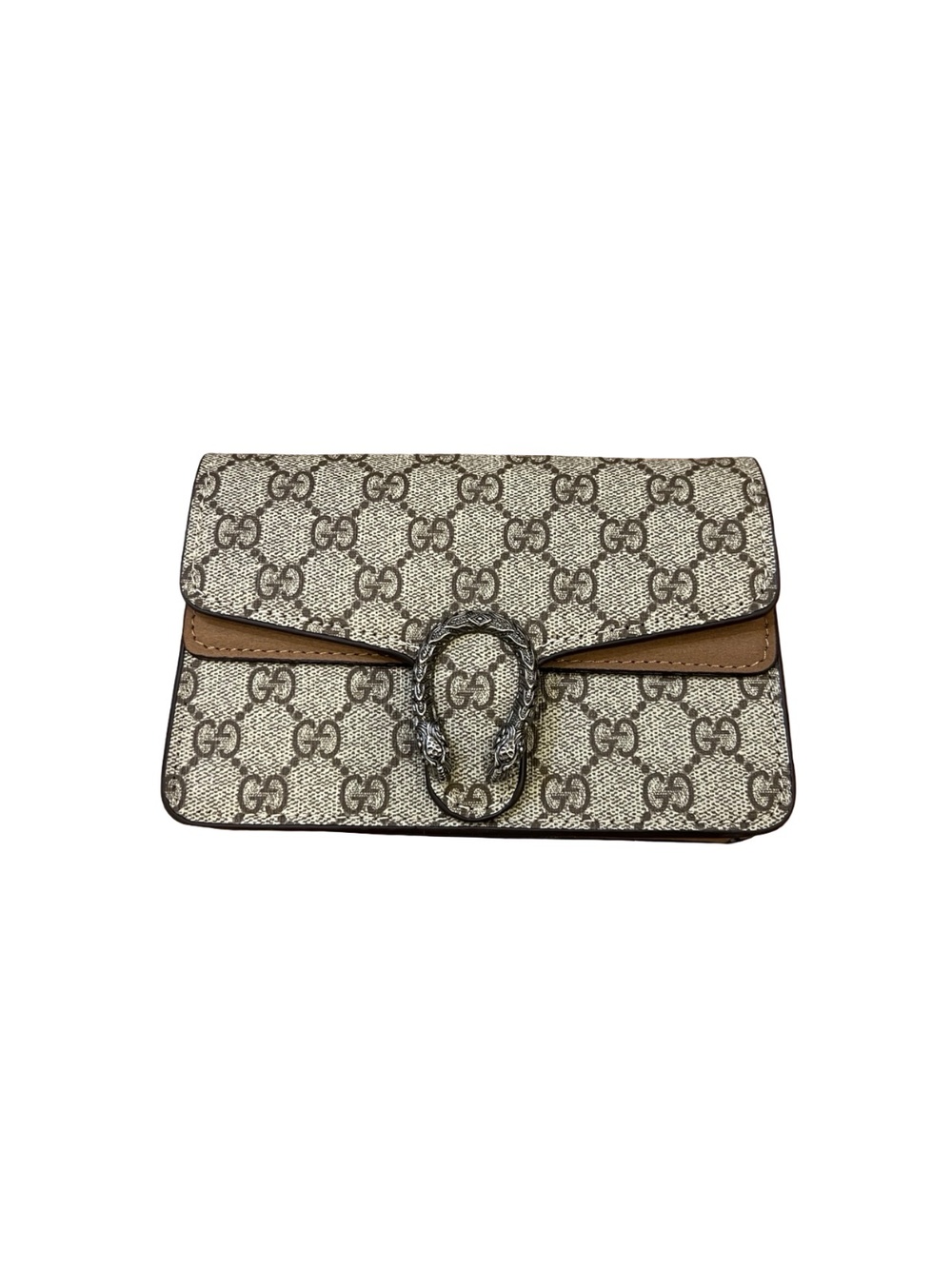 Gucci GG Supreme Dionysus Super Mini Chain Bag Beige/Ebony